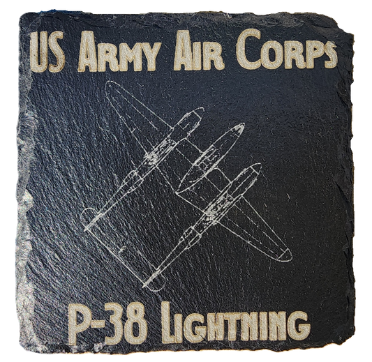 P-38 Lightning Slate Overhead Coaster