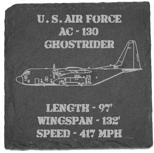 AC-130 Slate Coaster Collection