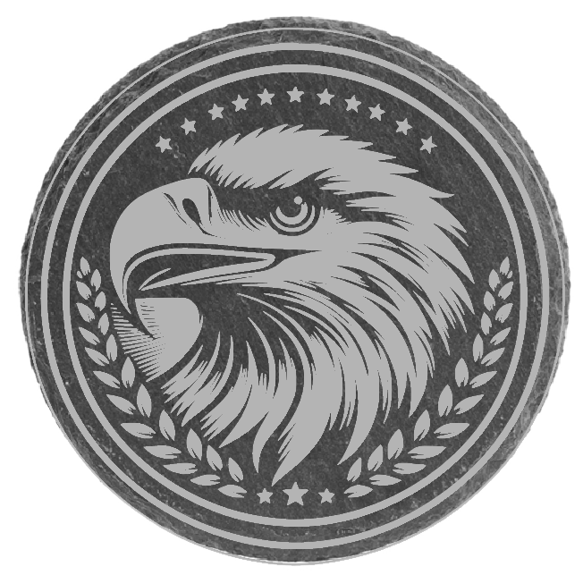 Eagle Slate Coaster
