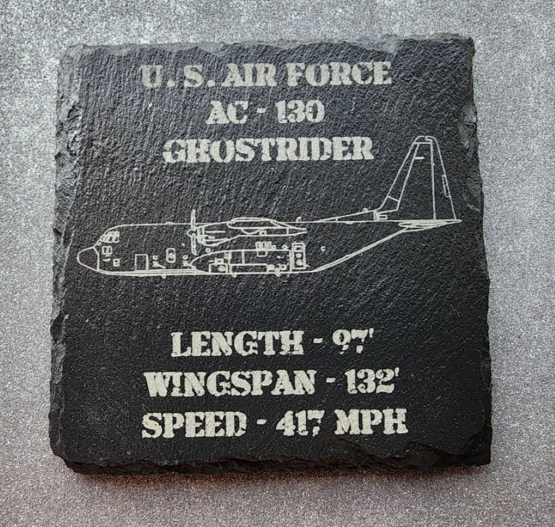 AC-130 Slate Coaster Collection