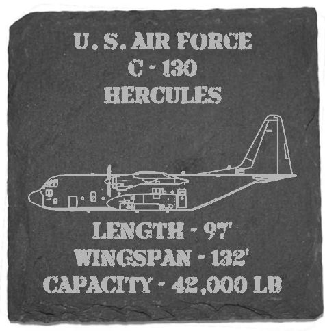 C-130 Slate Coaster Collection