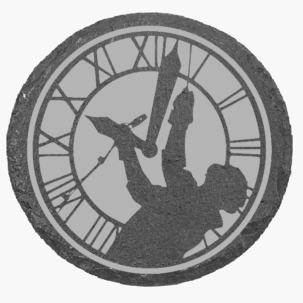 Back to the Future Inspired Slate Coaster