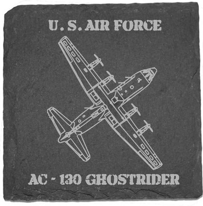 AC-130 Slate Coaster Collection
