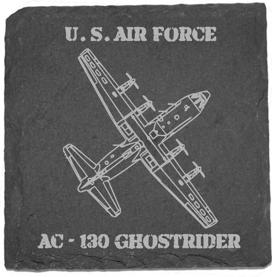 AC-130 Slate Coaster Collection