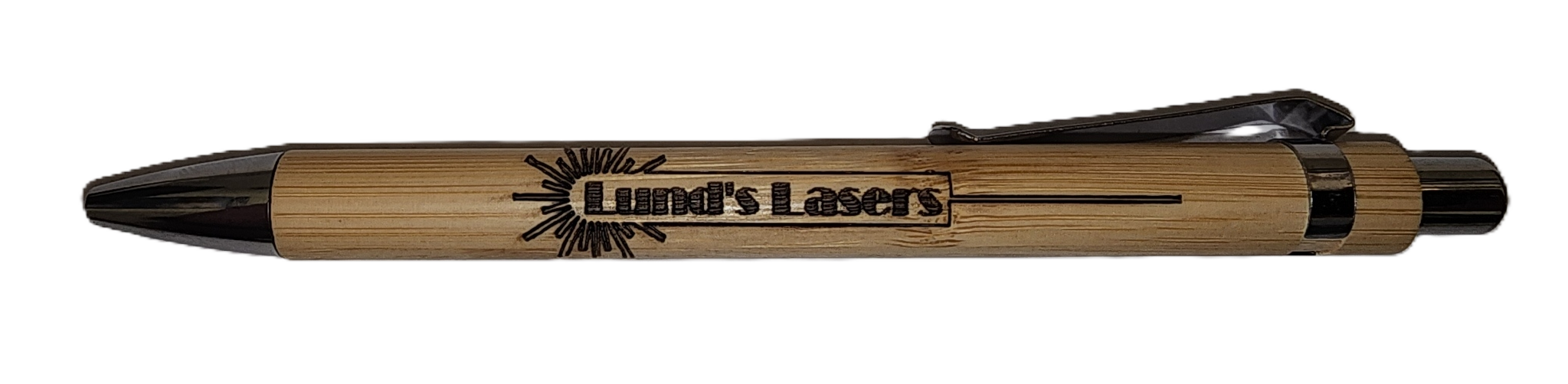 Custom Engraved Bamboo Pen – Lund's Lasers LLC