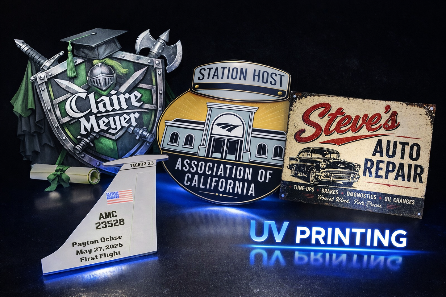 Custom UV Printed MDF Sign