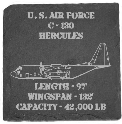 C-130 Slate Coaster Collection