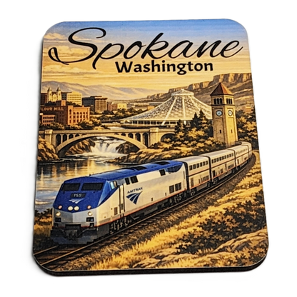Spokane Scenic Train Magnet