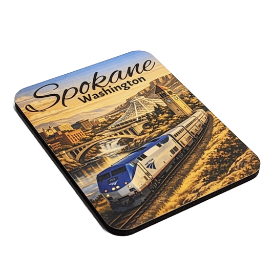 Spokane Scenic Train Magnet
